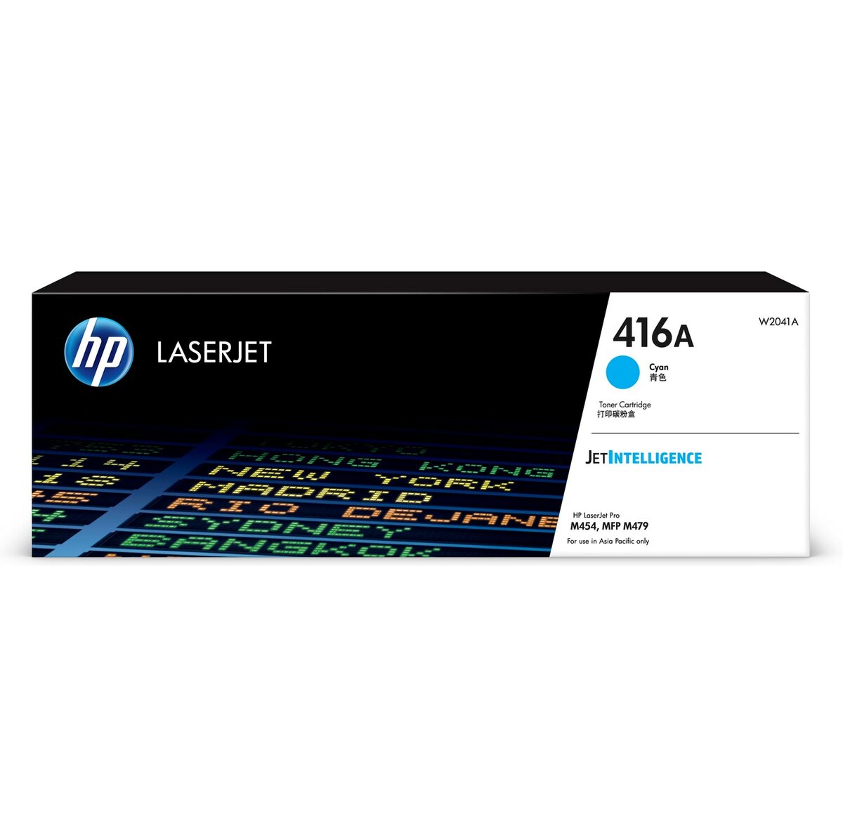 【最高3000點回饋 滿額折400】 HP 416A 藍色原廠 LaserJet 碳粉匣(W2041A) For HP LaserJet M454 / M455 / M479