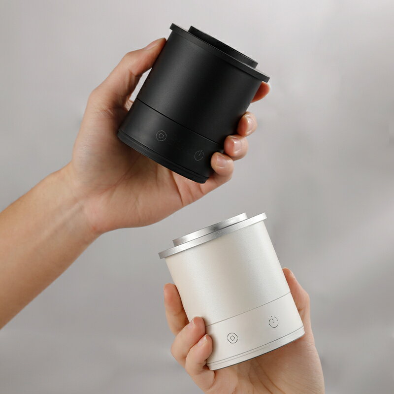 帶秤接粉杯器手沖意式咖啡電子秤58mm研磨落粉器