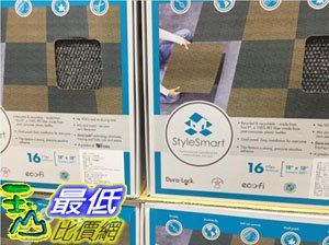 [COSCO代購] C1146346 FOSS美國製 18吋X18吋 CARPET TILE 16PCS 地毯地墊16入