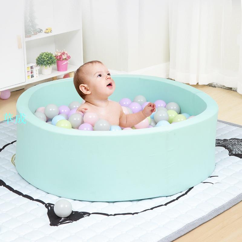 【好物推薦】ins爆款海洋球池寶寶兒童嬰兒圍欄遊戲室內玩具池軟體海綿乾池 ESIM