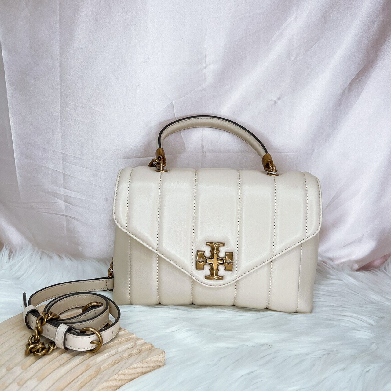 美國代購 臺灣現貨 Tory Burch 專櫃款 Kira 手提信封包 斜揹包【送禮精選★APP下單點數4倍送】