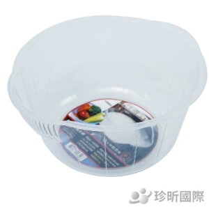【珍昕】台灣製 洗米器(約內徑23*高13*底直徑15cm)/塑料瀝水籃/洗菜籃