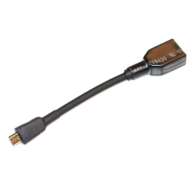 <br/><br/>  志達電子 DL016/0.1 T-Lab Micro USB 公- A型 母座 線長10CM OTG USB DAC 專用傳輸線 適用AT-HA30USB<br/><br/>