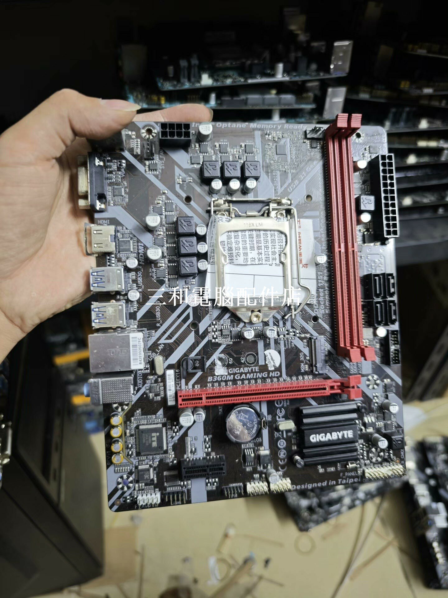 技嘉B360M GAMING HD 主機板 原裝拆機 成色新 穩定支持8 9代Intel處