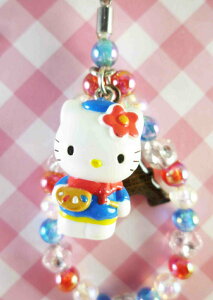 【震撼精品百貨】Hello Kitty 凱蒂貓 限定版手機吊飾-法國藍 震撼日式精品百貨
