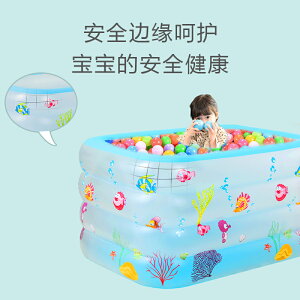 充氣泳池 兒童童充氣游泳池家用寶寶超大號泡洗澡桶新生兒浴盆戲水池保溫『XY14608』