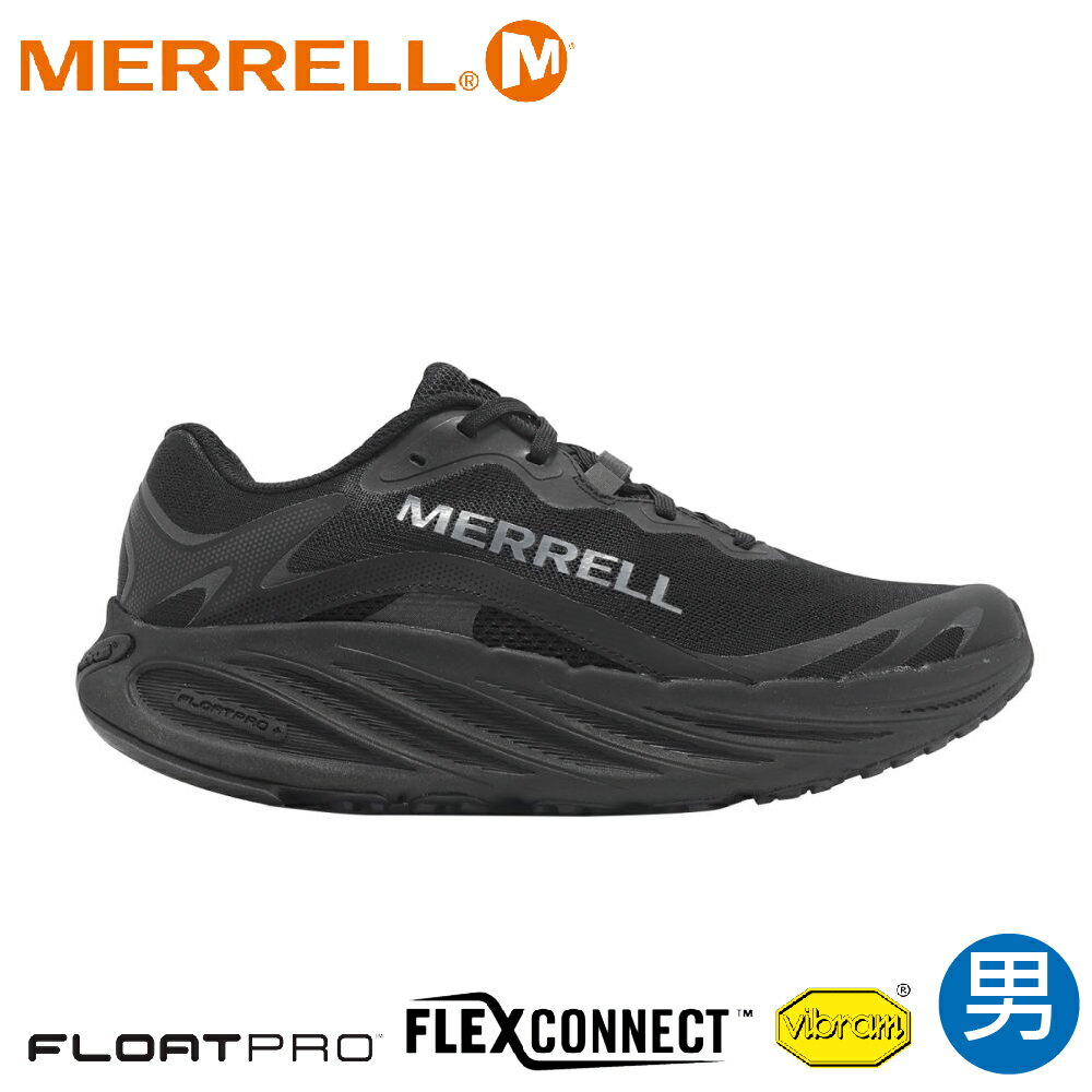 【MERRELL 美國 男 PROMORPH 健走慢跑鞋《黑》】ML068569/輕量戶外越野訓練鞋/越野鞋/健行鞋