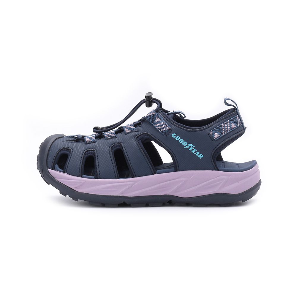 GOODYEAR 護趾束帶運動涼鞋 藍紫 GAWS42626 女鞋