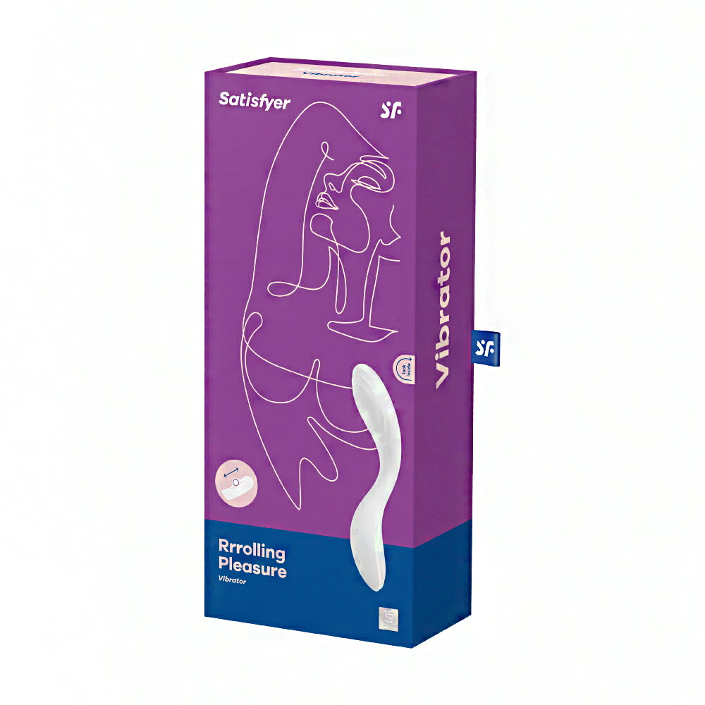 德國Satisfyer Rrrolling Pleasure G點滾珠震動按摩器 (白)