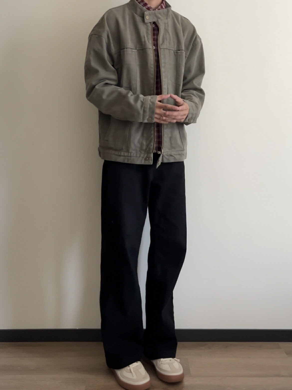 MATURE 復古高級直筒感牛仔寬鬆顯瘦百搭休閒cleanfit微喇氛圍感
