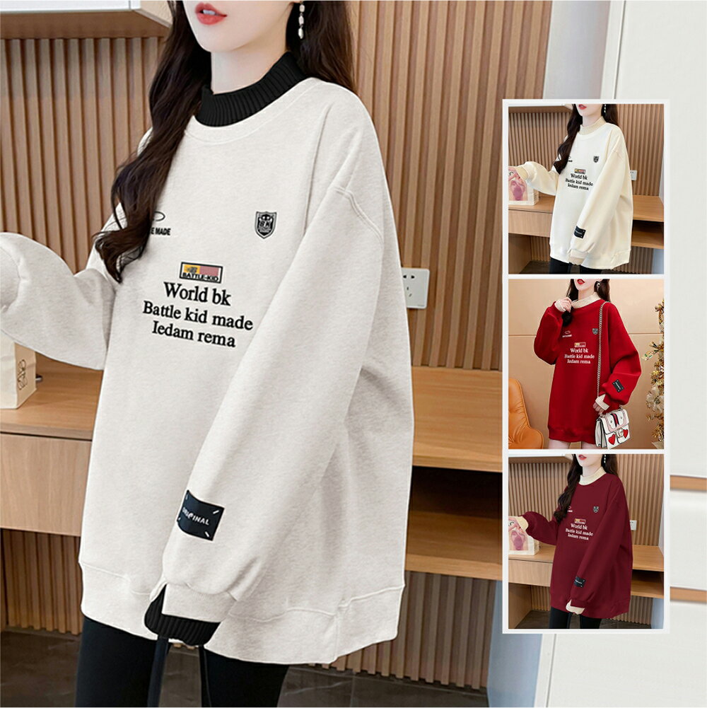 ＊ORead＊華棉複合銀狐絨加絨加厚衛衣(4色M~2XL)【限定加碼✿全館滿額再折】