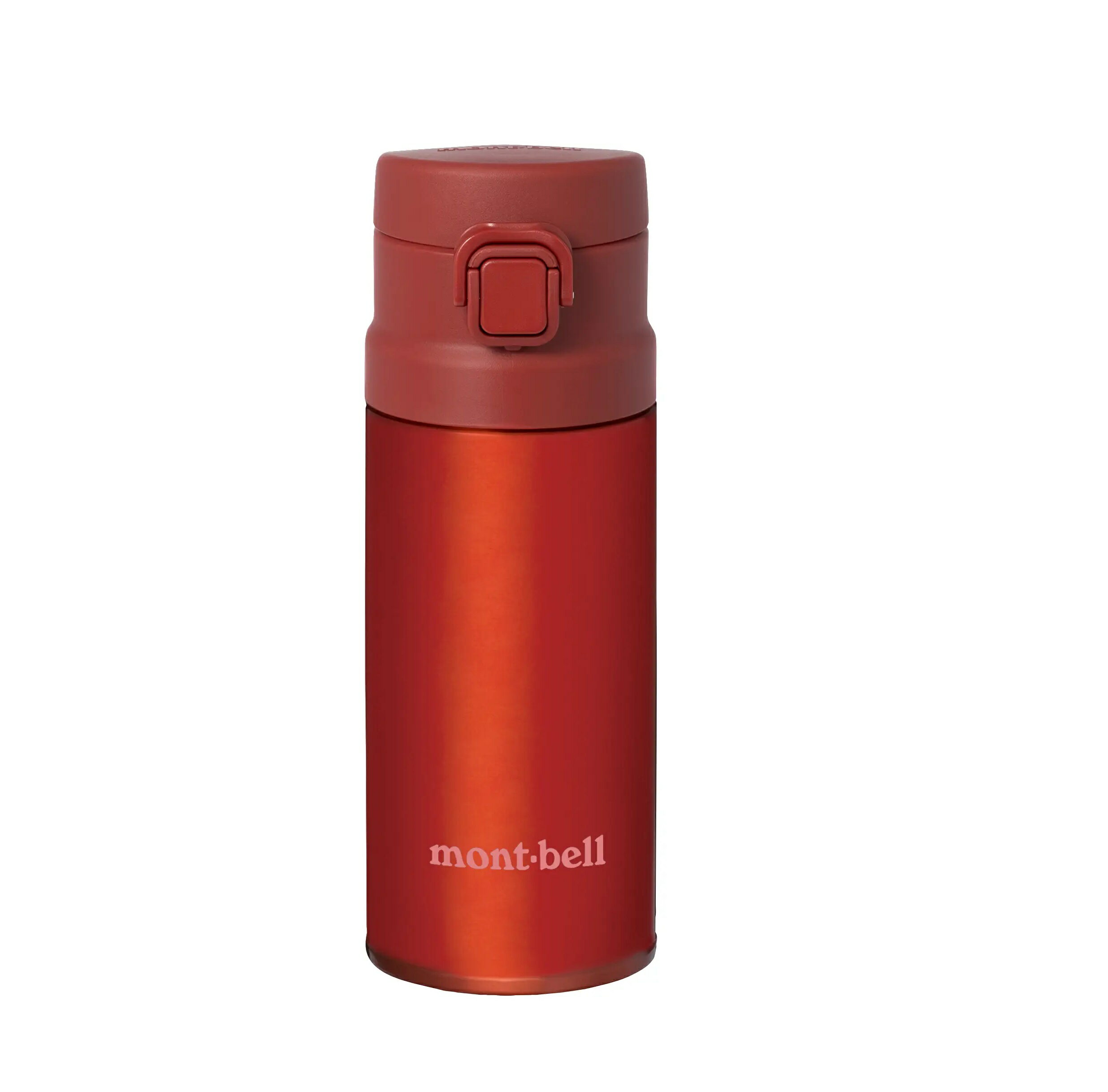 【【蘋果戶外】】mont-bell 1134258【0.35L】Alpine Thermo Bottle 彈開式雙層不鏽鋼登山保溫瓶 保溫杯 水壺 隨身杯 SUS304+SUS316不鏽鋼 900ml 紅 灰 銀