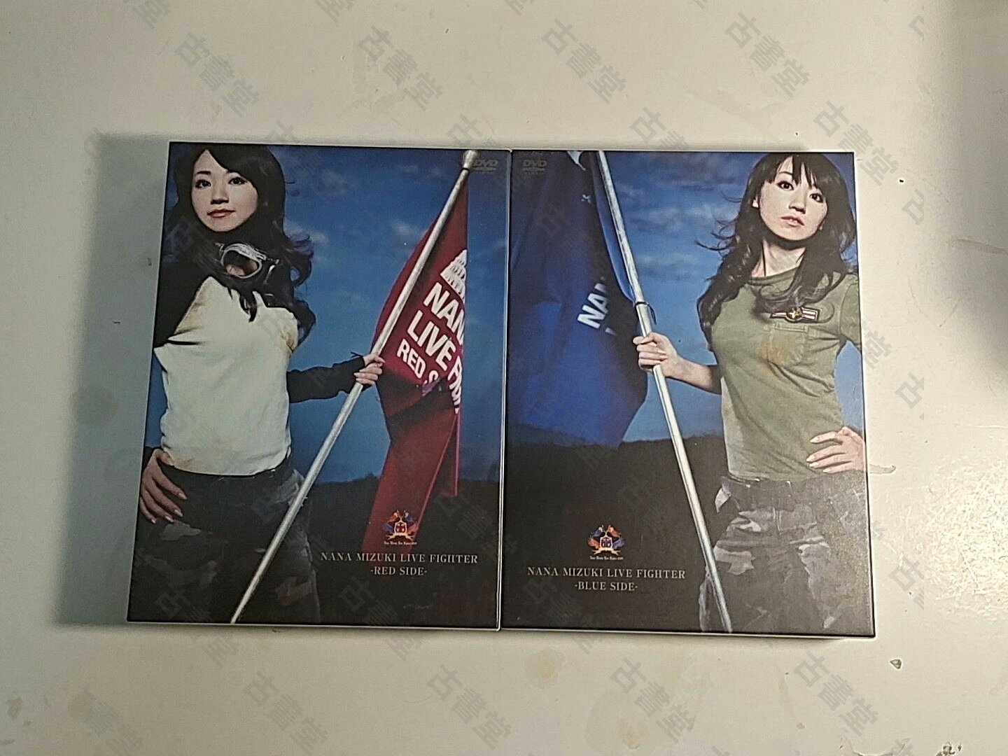 正版 水樹奈奈 2008 演唱會 DVD 紅之章 藍之章 NANA Mizuki Live Fighter -b 收藏版
