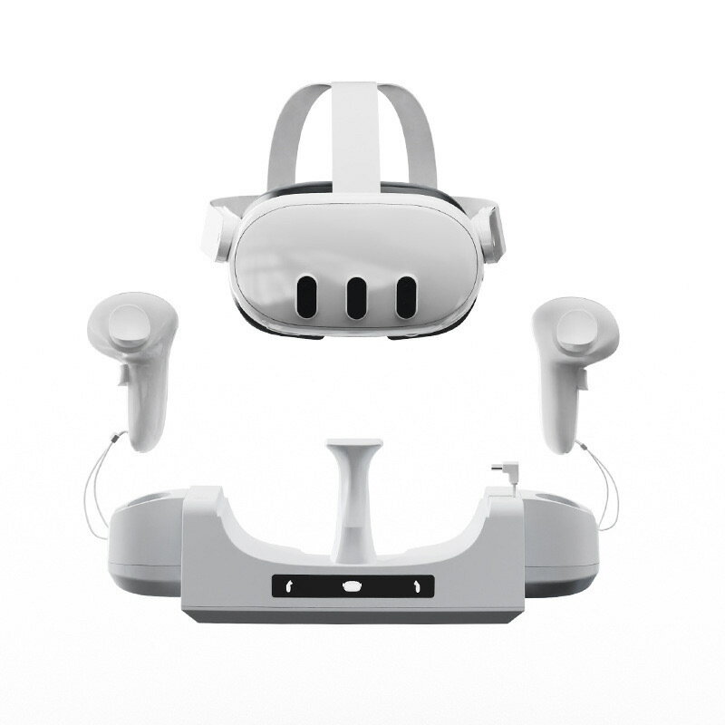 【喜挖】Oculus/Meta Quest 3VR眼鏡充電底座VR配件可壁掛式觸點手柄座充