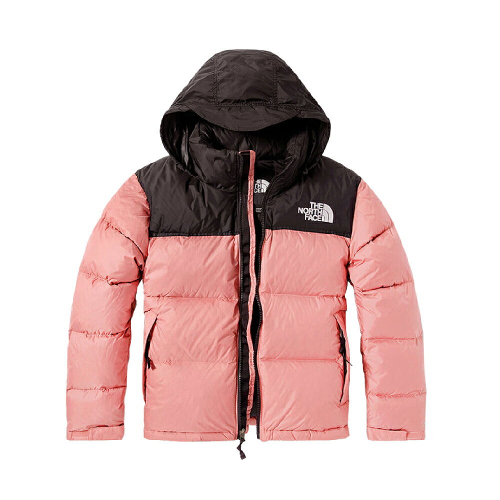 【The North Face 女 可套接防潑羽絨外套《粉紅》】3XEO/舒適保暖立領抓絨外套/立領外套/中層衣 1