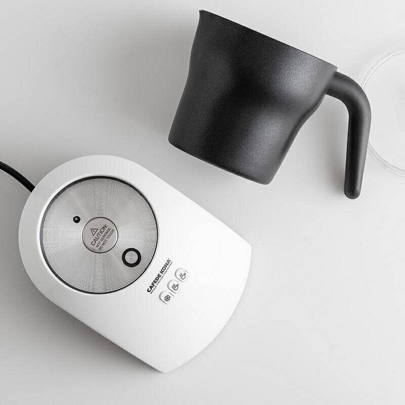 （咖啡用品與配件）CAFEDE KONA全自動打奶器電動奶泡機打泡器冷熱商用咖啡機奶沫機
