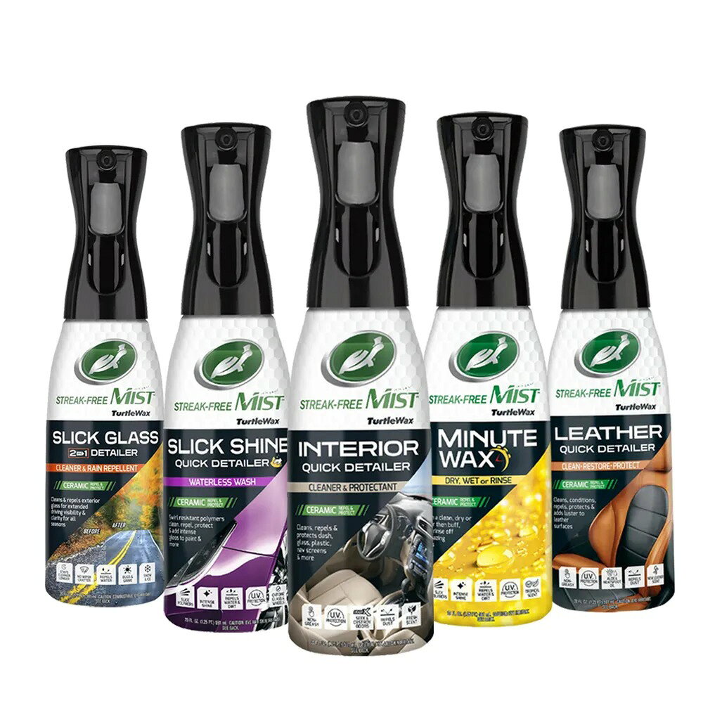 TURTLE WAX 車用內裝／清潔噴霧 無痕系列