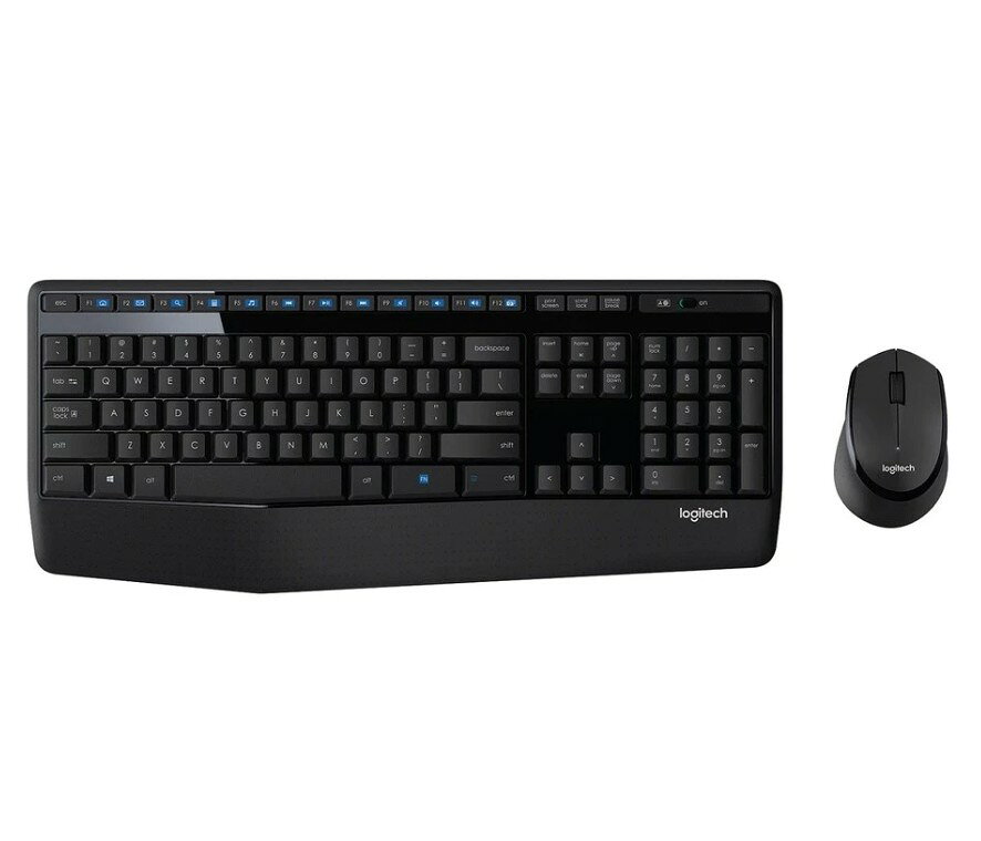 Logitech 羅技 MK345 無線多媒體鍵鼠組 黑色 有注音 一年保 鍵盤滑鼠