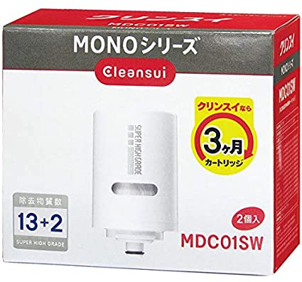 Cleansui 【日本代購】三菱麗陽 淨水器濾心 MONO系列2顆裝 MDC01SW