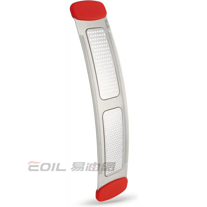 Fissler Q 不鏽鋼兩面紅色矽膠刨絲器 30x 6.5 公分【299免運領券再享折扣】