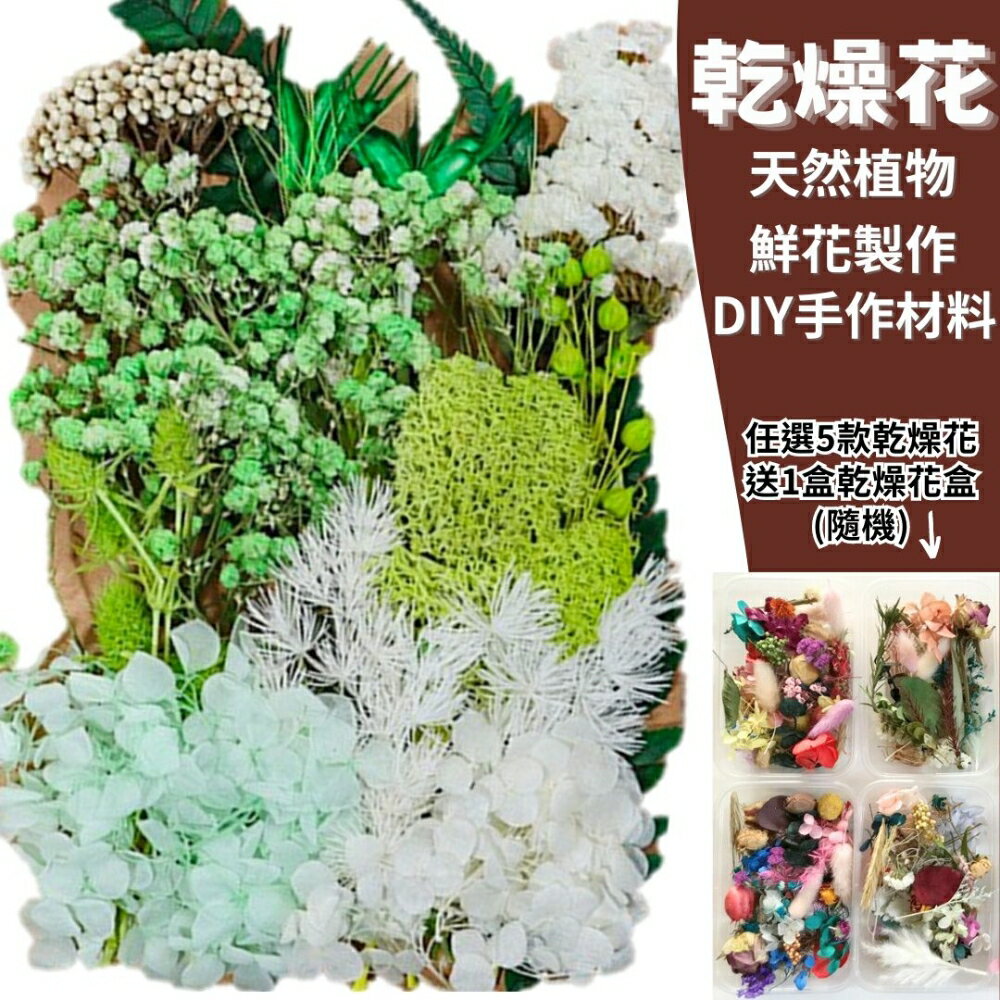 【A-ONE】乾燥花盒 秋色怡人 香薰蠟燭 天然乾燥花 永生花 植物果實 花藝材料包 浮游花 DIY材料包 C14