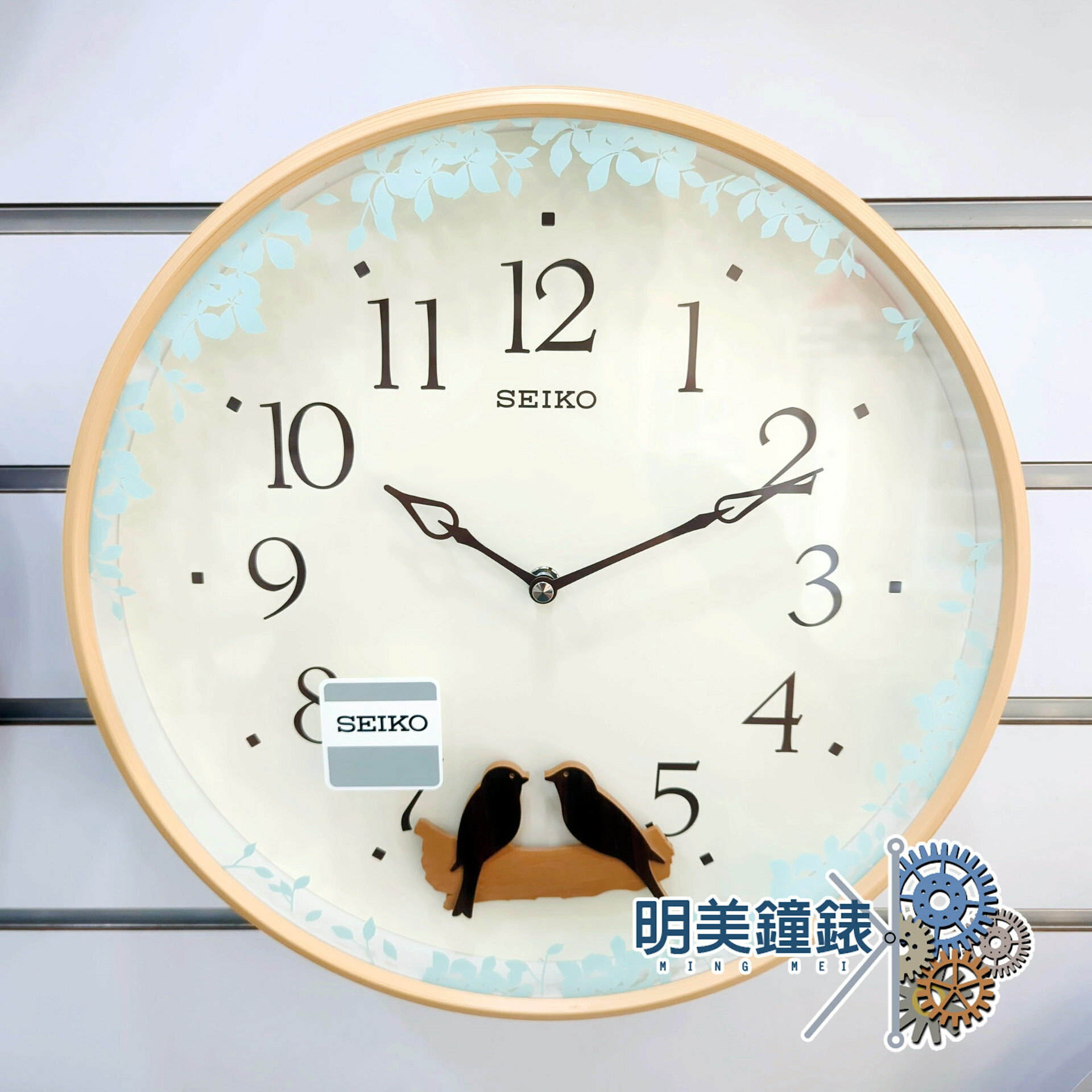 ◆明美鐘錶眼鏡◆SEIKO精工/ 可愛田園小鳥時鐘/掛鐘/QXC237Z