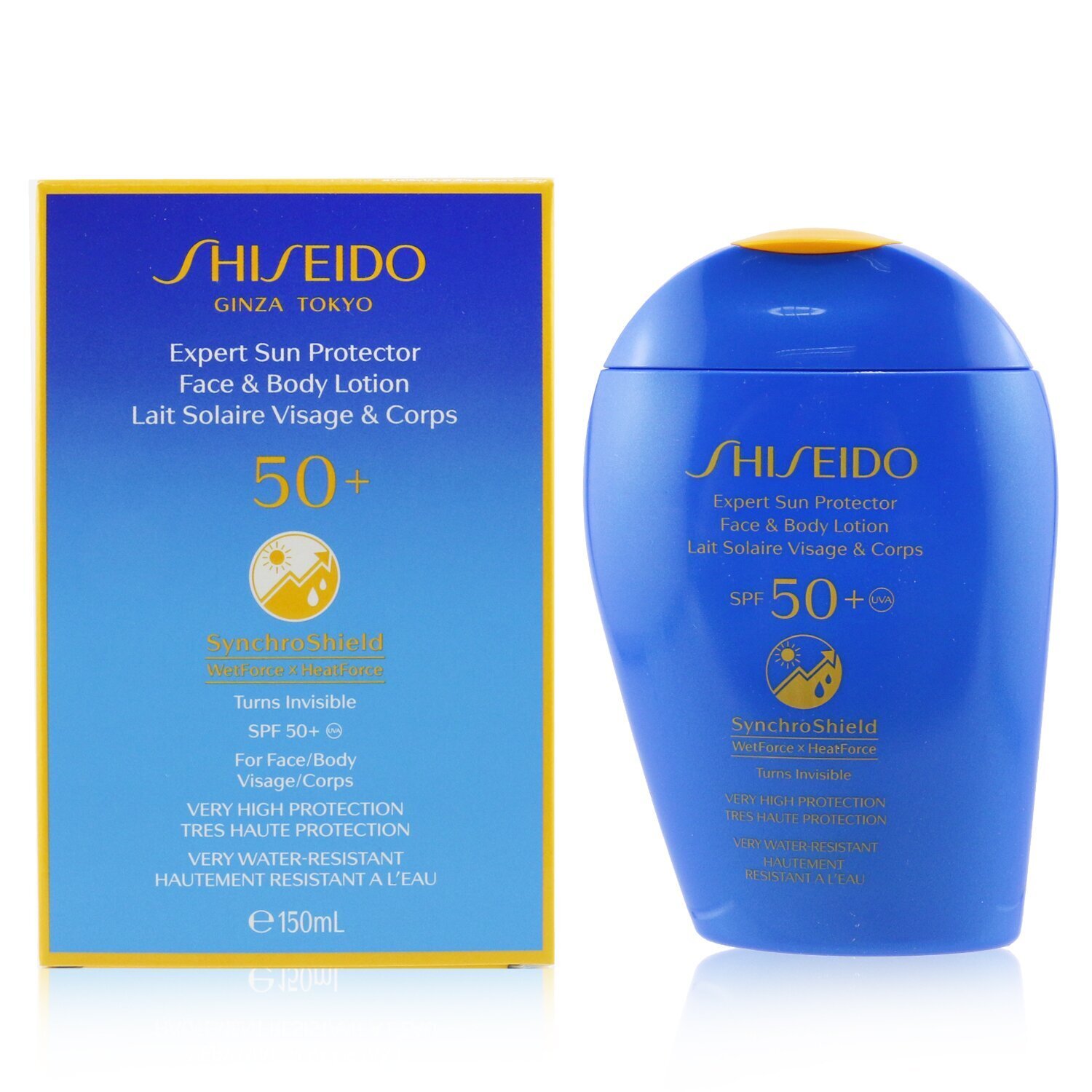 資生堂 Shiseido - 專業防曬霜SPF 50 + UVA面部和身體乳液（隱形，具有極高的防護性，非常防水）