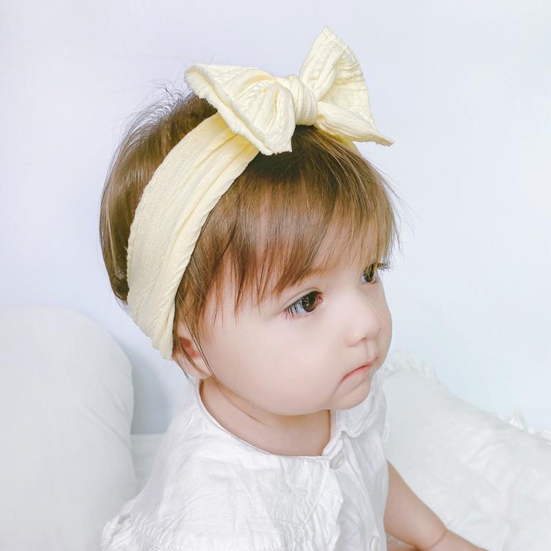 嬰兒發帶護囟門帽公主嬰幼兒童可愛超萌不勒頭蝴蝶結網紅寶寶頭飾