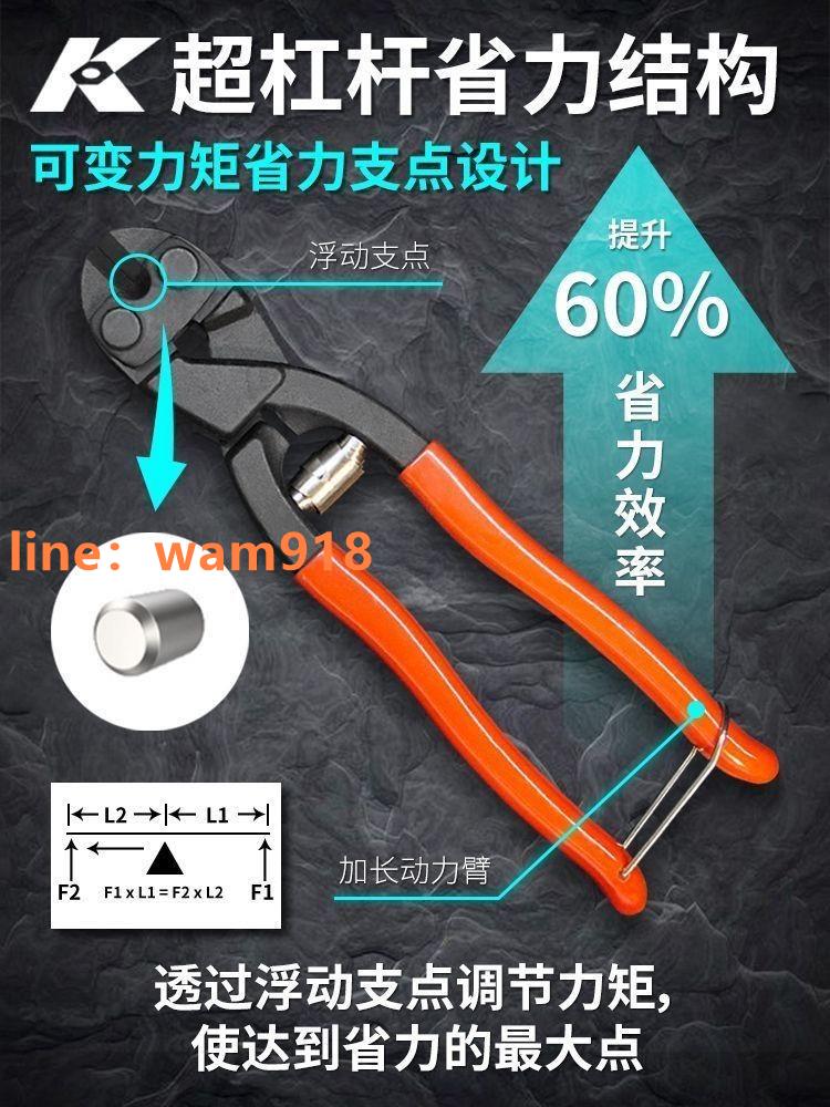 {台灣公司}德國K牌原裝087111A-200鋼絲鉗斷線鉗鋼