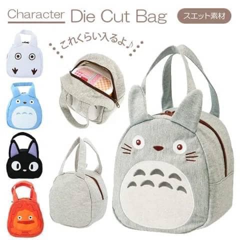 (附發票) 日本 SKATER 宮崎駿 造型提袋 手提袋 便當袋 卡西法 無臉男 中龍貓袋