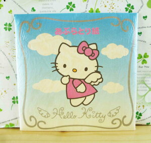 【震撼精品百貨】Hello Kitty 凱蒂貓-KITTY吸油面紙-藍天使圖案 震撼日式精品百貨
