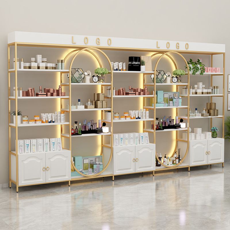 化妝品展示柜貨柜美容院產品展示架網紅直播置物架美甲理發店貨架