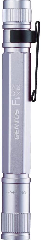 【日本代購】GENTOS LED 手電筒PenLite Flex 【亮度18-90流明/實用亮燈8.5-10小時/防滴】 使用2節7號電池符合ANSI標準