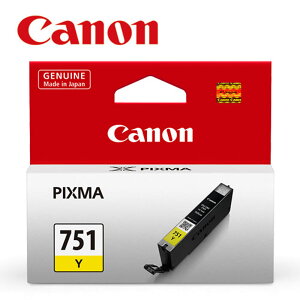 CANON CLI-751Y 原廠黃色墨水匣