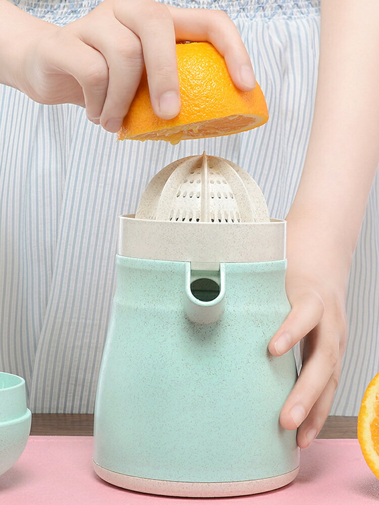 家用兒童手動榨汁機果汁榨汁器橙子壓汁器小型水果學生宿舍料理器