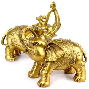純銅大象擺件吸水象銅象一對客廳裝飾品電視柜酒柜家居辦公室擺件