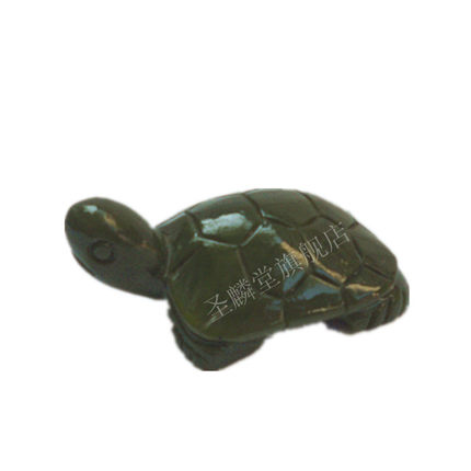 家居風水吉祥物 青玉龜 石頭龜 玉石烏龜 玉龜 長壽龜