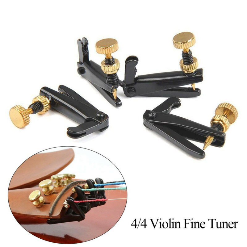 小提琴微調器調音器 3/4-4/4小提琴琴弦微調 Violin Fine Tuner鑫弘-戶外運動