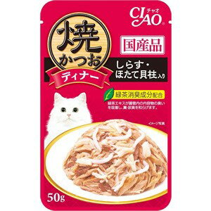 日本CIAO鰹魚燒晚餐 成貓餐包系列-50g