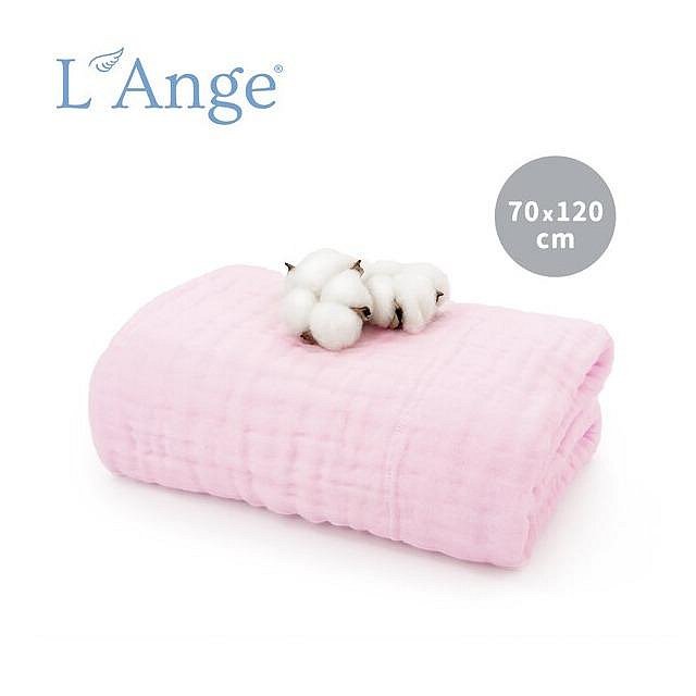 L'Ange 棉之境6層純棉紗布浴巾/蓋毯 70x120cm(810926030230粉) 720元
