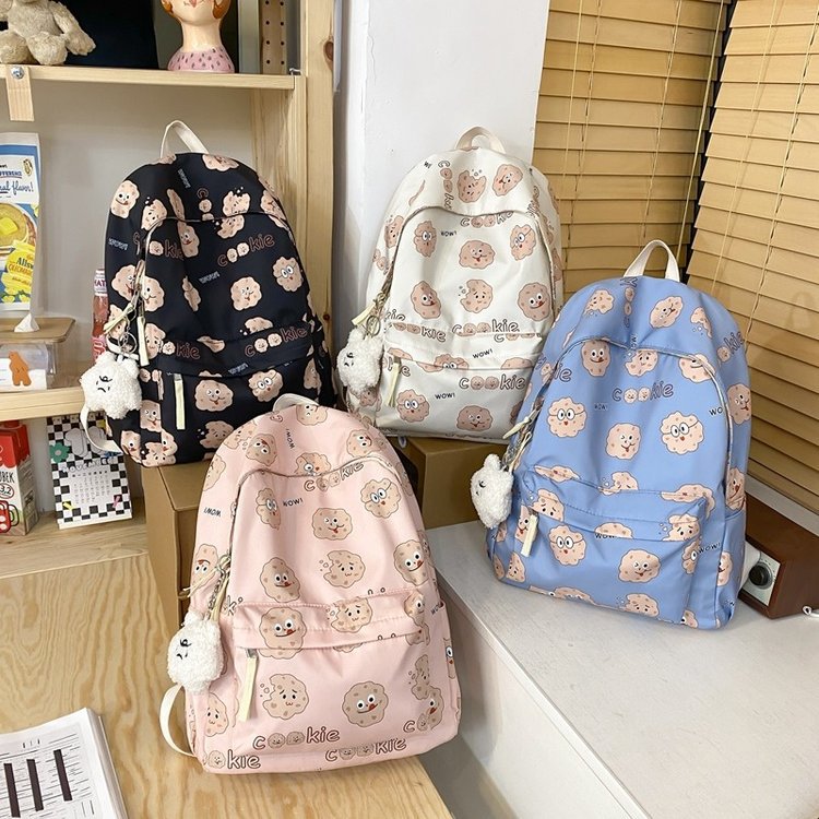 FOUR ONE書包女日系ins高顏值少女高中學生韓版原宿大容量雙肩包