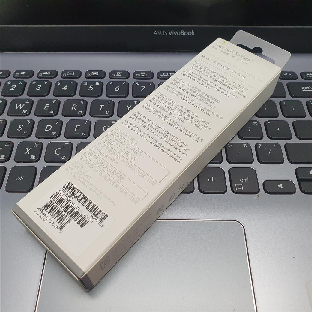Microsoft 微軟 全新 原廠 盒裝 公司貨 Surface Pen 冰河藍 手寫筆 觸控筆 電容筆 Studio/ Laptop/ Book/ Pro 3 4 5 6 7 8 9 / Laptop 5(支援 Surface Go) Model 型號：1776 (含稅價 1