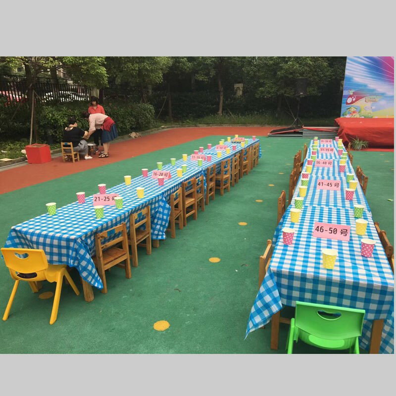 幼兒園一次性桌布ins風生日派對野餐60X120兒童迎新畢業晚會裝飾