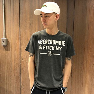 美國百分百【全新真品】Abercrombie & Fitch T恤 AF 短袖 T-shirt 短T 鐵灰 M號 AG43