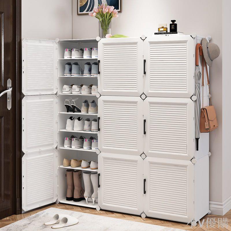 簡易鞋柜門口大容量多層防塵收納神器家用好看室內鞋架子多層家用