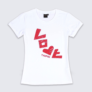 【仲夏周年慶】LOVE台北 /經典短袖合身女版T恤 /純棉台灣製 Taiwan T-Shirt