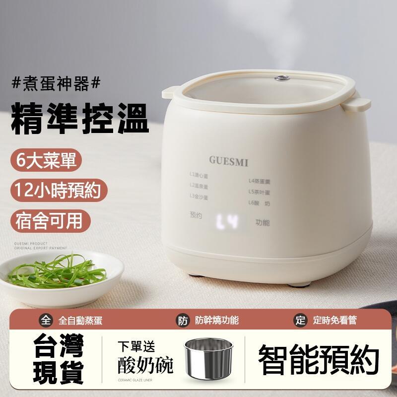 110V煮蛋器 智慧蒸蛋鍋 多功能蒸煮鍋 迷你早餐機 蒸蛋機 糖心煮蛋神器 小型蒸蛋羹煮蛋計時器