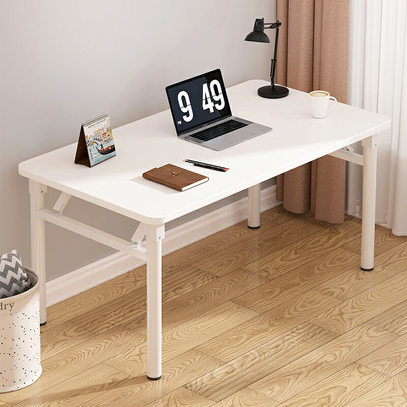 可折疊電腦桌臺式簡易家用臥室書桌現代簡約學生寫字桌租房小桌子