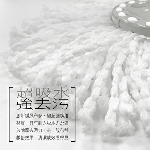 好神拖 專用極細緻布盤 台灣製 拖地 打掃 清潔 布盤 拖把布【愛買】 3
