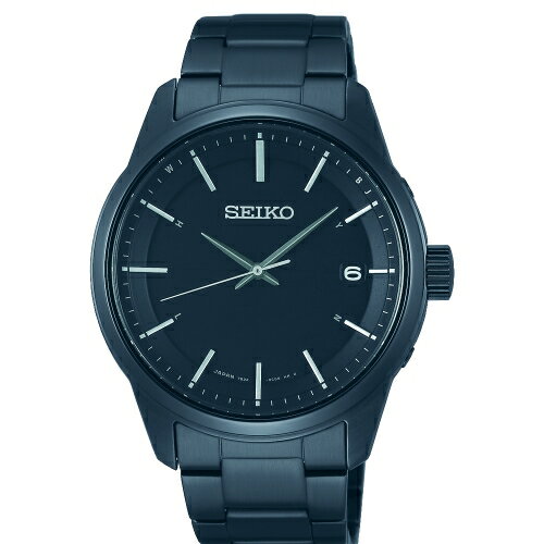 送禮首選★SEIKO SPIRIT簡約時尚太陽能電波腕錶/黑鋼/7B24-0BJ0SD(SBTM235J) SK005 附提袋【全館滿額折價★APP下單點數4倍送】線上購買享 實體門市同步服務